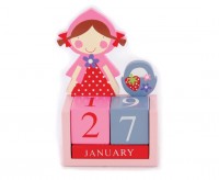 Wooden Red Riding Hood Calendar (WAS $17.50)