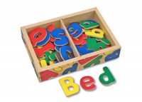 Melissa and Doug - Wooden Alphabet Magnets (52 letters) WAS $27.50
