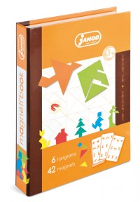 Janod Magnetic Puzzle Book - tangram