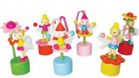 Wooden Dancing Fairy Princess Characters (set of 6)