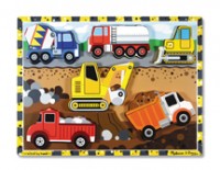 Melissa and Doug - Construction Vehicles Chunky Puzzle