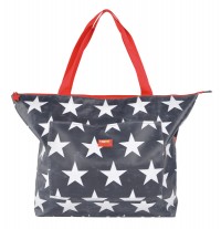 Penny Scallan - Large Tote Bag - navy star