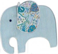 Blue Elephant Hanging String Mobile 