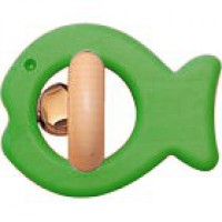 Wooden Fish Rattle (green)