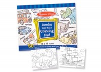 Melissa & Doug - Jumbo Boys Colouring In Pad 