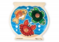 Melissa and Doug - Fish Bowl Jumbo Knob Puzzle