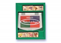 Melissa and Doug - Baby Farm Animals Wooden Stamp Set