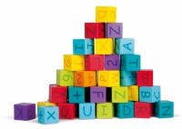 Janod - Wooden Alphabet Cubes (40 pcs)