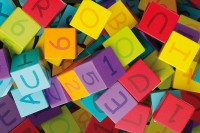 Janod - Wooden Alphabet Cubes (40 pcs)