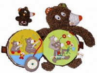 Woodours Bear Flap Book