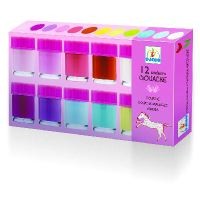 Djeco Gouache Paint Bottles - 12 pink colours 
