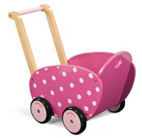 Janod - Wooden Dolls Pram