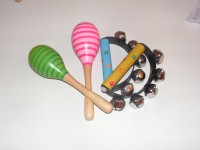 Stripey Maracas & Dotty Bells