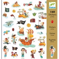 Djeco - Sticker Pack - pirates (160pc)