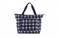 Penny Scallan Large Tote Bag - blue white spot