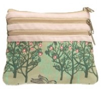 3-zip Purse - Summer Forest