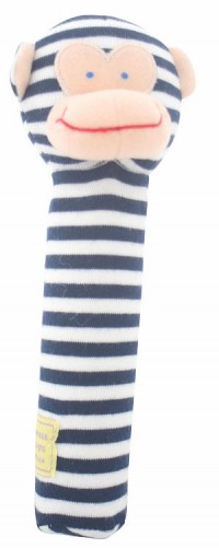 Alimrose Monkey Handsqueaker - navy stripe