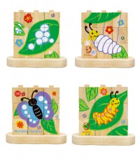 Everearth Butterfly Lifecycle Stacking Block Puzzle - 9pc WAS $24.95