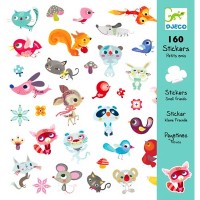 Djeco - Sticker Pack - small friends (160pc)