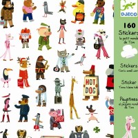 Djeco - Sticker Pack - Tom's Small World (160pc)