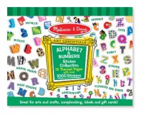 Melissa and Doug Alphabet & Numbers Sticker Collection (over 1000 stickers)