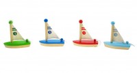Wooden Sailing Boats (set of 4) WAS $14.95