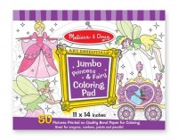 Melissa & Doug - Princess & Fairy Jumbo Colouring Pad  