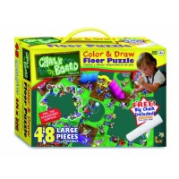 Playground Chalk Board Floor Puzzle (48pc)  