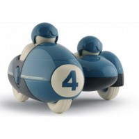 Playforever - Enzo Motorbike and Sidecar, turquoise blue 