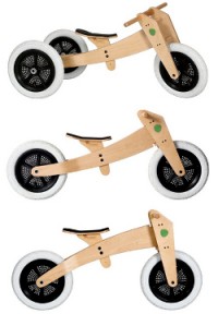 Wishbone 3-in-1 wooden balance bike