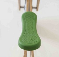 Wishbone balance bike silicone seat cover - green