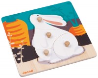 Janod - Rabbit Peg Puzzle