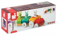 Janod - Rabbit Pull along Stacking Tractor