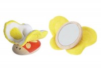 Plan Toys - butterfly mirror baby toy