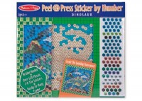 Melissa & Doug - Peel & Press Sticker by Number - Dinosaur