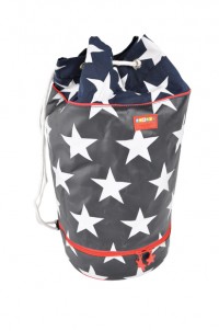 Penny Scallan - wet-dry duffle bag - navy star